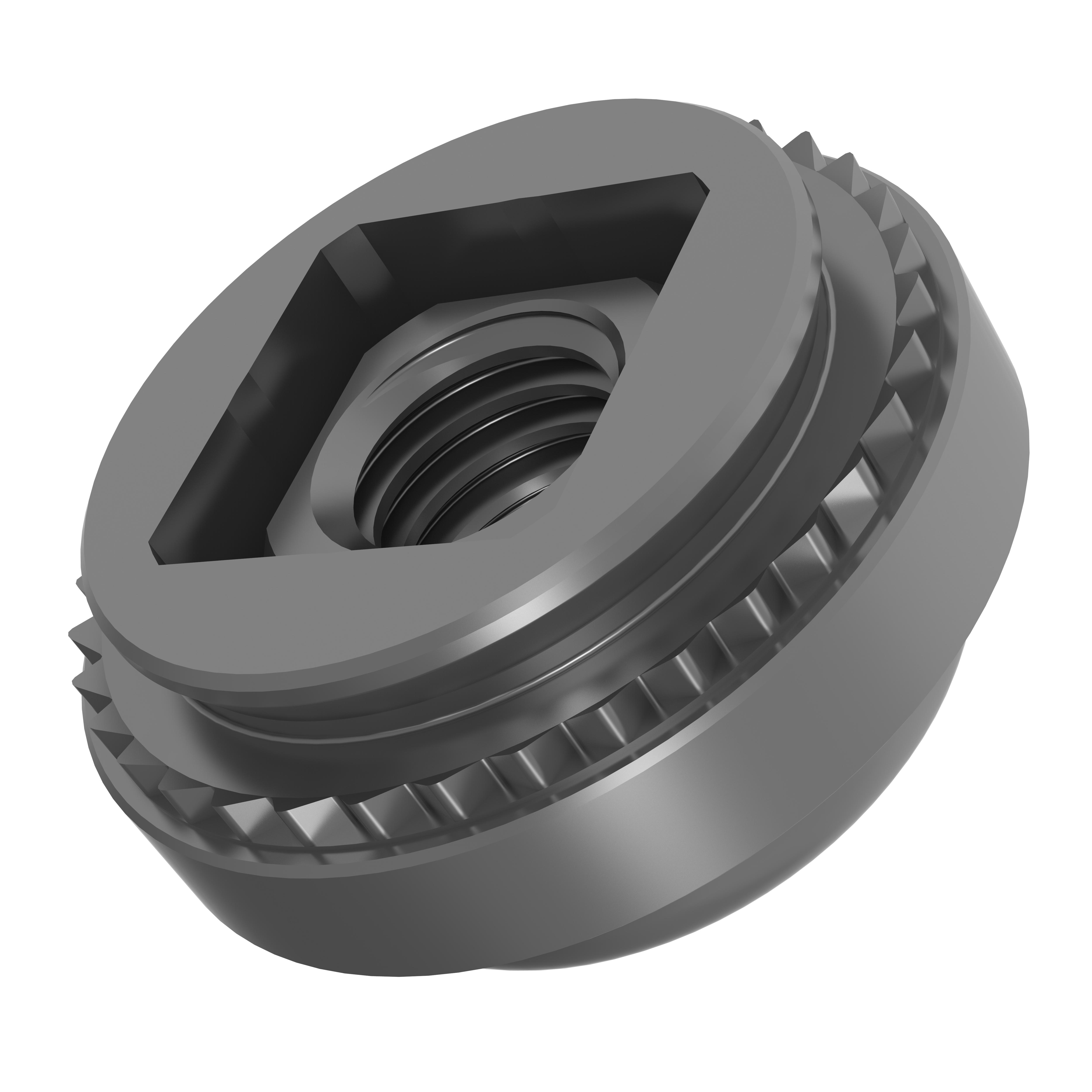 thumbnail image 2 of Unicorp Self-Clinching Captive Nuts - 10 Pack Round 6-32 Thread For Steel Panels 2 of 12