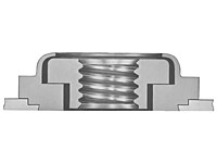 thumbnail image 2 of Unicorp Self-Clinching Captive Nuts - 10 Pack Round 6-32 Thread For Steel Panels 2 of 12