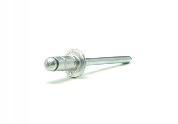 AD53-55BS, Open End Blind Rivet 5/32 in (0.126-0.312 in Grip) Domed ...