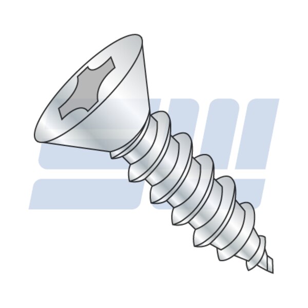1032 X 3/4" Phillips Flat TypeF Thread Cutting Screws Steel Zinc